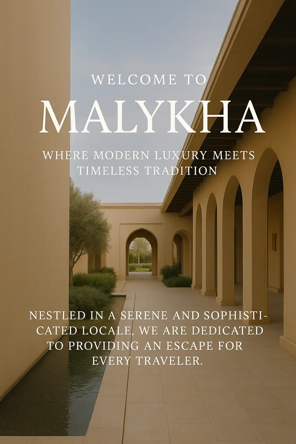 A sophisticated hotel lobby